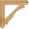 Ekena Millwork Balboa Arts & Crafts Rough Sawn Bracket, Western Red Cedar, 6"W x 38"D x 38"H BKT06X38X38BOA03RWR - alternate 2